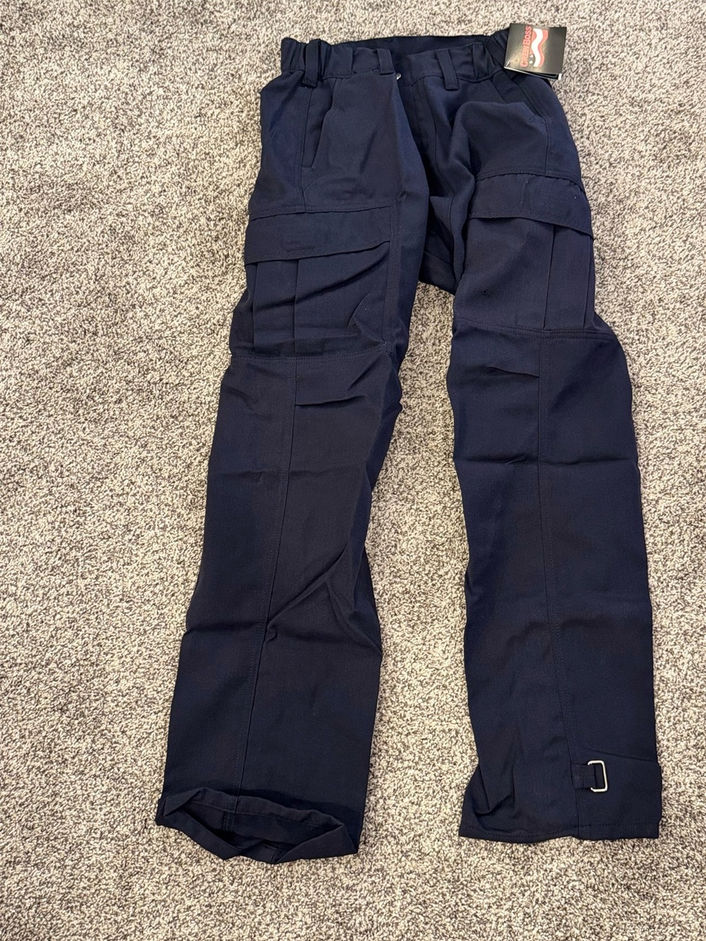 30X32 Crew Boss Dual Complete Elite 7.0 Tecasafe PLUS Men's Dark Navy Work Pants